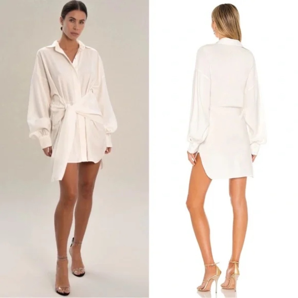 NWT Nonchalant Dafne Dress Off White